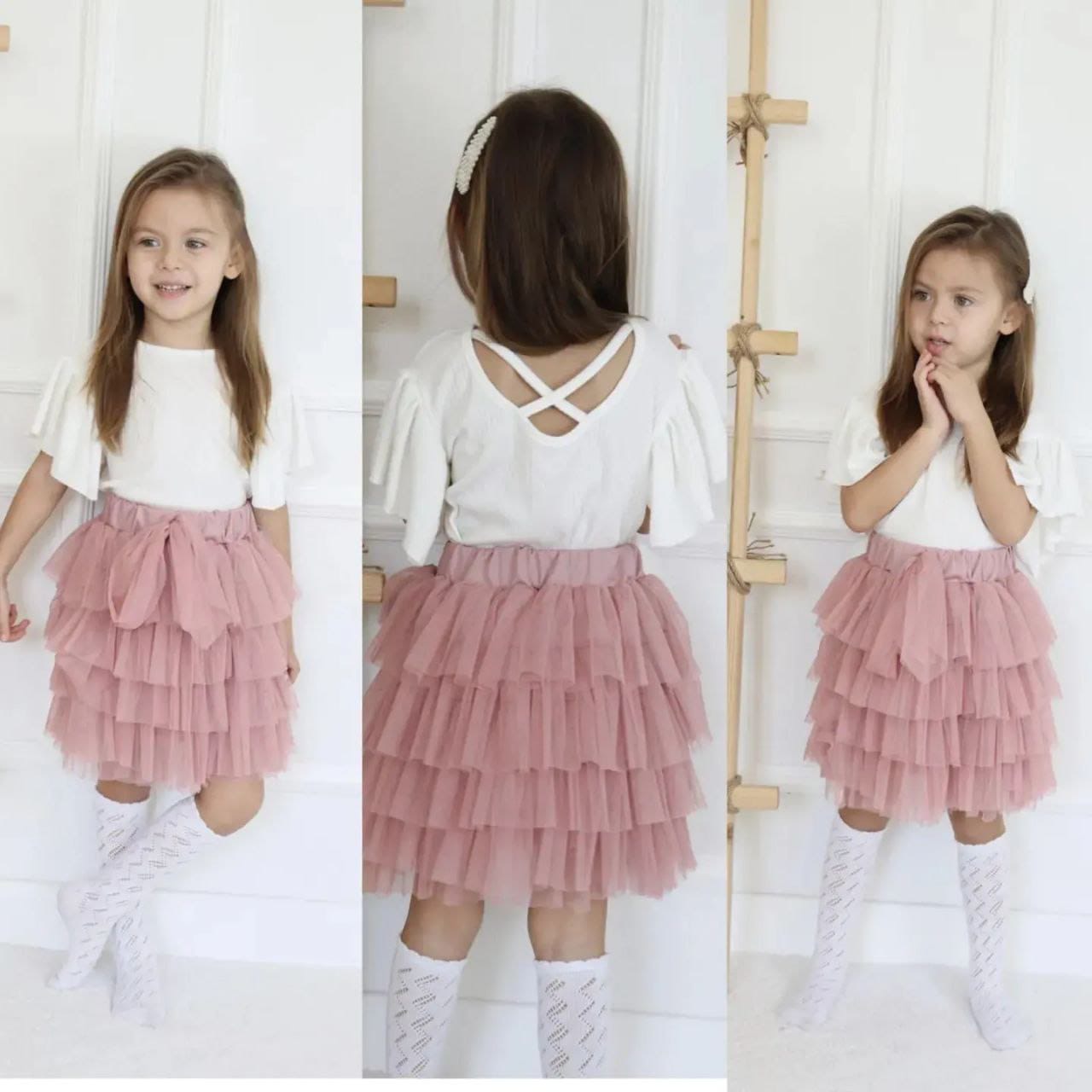 23 Nisan tütü etek takım pembe