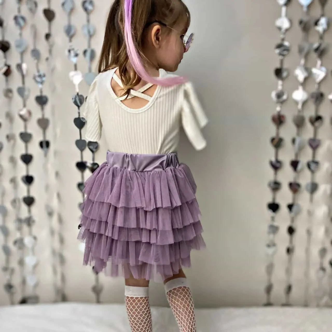 23 Nisan lila tütü etekli takım