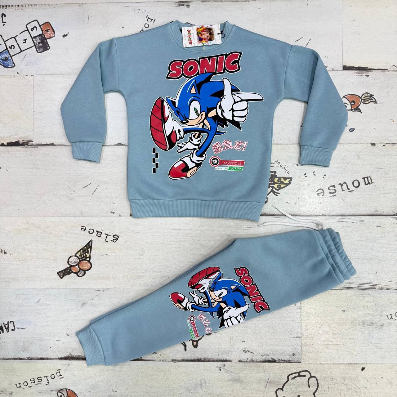 ALYA SONIC BASKILI 3 İPLİK SARDONLU ESOFMAN TAKIMI