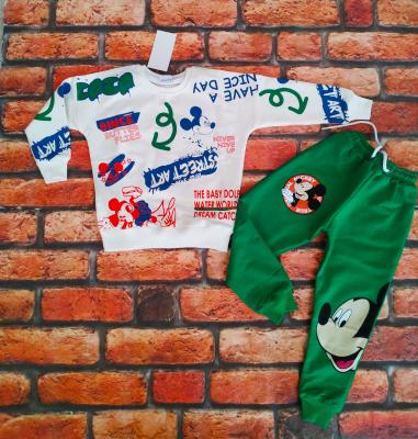 mickey mouse yeşil eşofman takımı