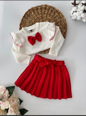 Fiyonklu etekli takım