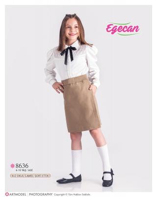 Bej şort etek